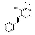 CAS#: 791539-01-0， 4-Methyl-6-[(E)-2-phenylvinyl]-5-pyrimidinol