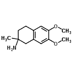 CAS#: 791543-15-2， 6,7-Dimethoxy-2-methyl-1,2,3,4-tetrahydro-2-naphthalenamine