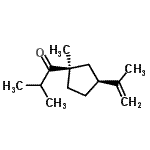CAS#: 791620-50-3， 1-[(1R,3S)-3-Isopropenyl-1-methylcyclopentyl]-2-methyl-1-propanone