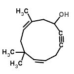 CAS#: 791810-20-3， (5Z,9Z)-7,7,10-Trimethyl-5,9-cycloundecadien-2-yn-1-ol