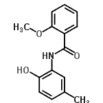 CAS#: 791841-14-0， N-(2-Hydroxy-5-methylphenyl)-2-methoxybenzamide