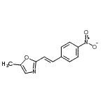 CAS#: 791852-72-7， 5-Methyl-2-[(E)-2-(4-nitrophenyl)vinyl]-1,3-oxazole