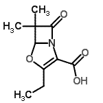 CAS#: 792157-87-0， 3-Ethyl-6,6-dimethyl-7-oxo-4-oxa-1-azabicyclo[3.2.0]hept-2-ene-2-carboxylic acid
