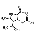 CAS#: 792173-16-1， (3R,4R,5R)-3-(Carboxymethyl)-4-isopropenyl-5-methyl-D-proline
