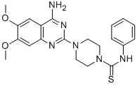 CAS#: 79221-43-5， 4-(4-Amino-6,7-Dimethoxyquinazolin-2-Yl)-N-Phenylpiperazine-1-Carbothioamide