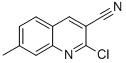 structure of CAS# 79249-34-6, 2-Chloro-7-Methylquinoline-3-Carbonitrile;2-CHLORO-7-METHYLQUINOLINE-3-CARBONITRILE