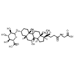 CAS#: 79254-98-1， (2S,3S,4S,5R,6R)-6-{[(3R,5R,7R,8R,9S,10S,13R,14S,17R)-17-{5-[(Carboxymethyl)amino]-5-oxo-2-pentanyl}-7-hydroxy-10,13-dimethylhexadecahydro-1H-cyclopenta[a]phenanthren-3-yl]oxy}-3,4,5-trihydroxytetrahydro-2H-pyran-2-carboxylic acid