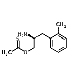 CAS 登录号：792876-79-0， O-[(2S)-2-氨基-3-(2-甲基苯基)丙基]硫代乙酸酯