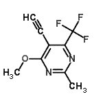 CAS#: 792934-98-6， 5-Ethynyl-4-methoxy-2-methyl-6-(trifluoromethyl)pyrimidine