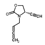 CAS 登录号：792950-36-8， (4S)-3-(2,3-丁二烯-1-基)-4-乙炔基-1,3-恶唑烷-2-酮