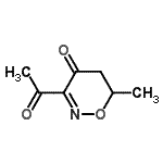 CAS#: 79311-01-6， 3-Acetyl-6-methyl-5,6-dihydro-4H-1,2-oxazin-4-one