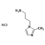 CAS#: 79319-22-5， 3-(2-Methyl-1H-imidazol-1-yl)-1-propanamine hydrochloride (1:1)