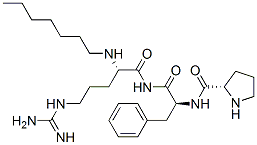 CAS#: 79358-73-9， (2R)-N-[(2S)-1-[[(2S)-5-(Diaminomethylideneamino)-2-(Heptylamino)Pentanoyl]Amino]-1-Oxo-3-Phenylpropan-2-Yl]Pyrrolidine-2-Carboxamide