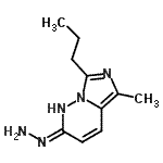 CAS#: 793615-37-9， 2-Hydrazino-5-methyl-7-propylimidazo[1,5-b]pyridazine