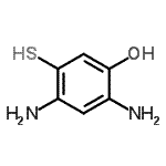 CAS#: 793631-44-4， 2,4-Diamino-5-sulfanylphenol
