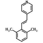 CAS#: 794473-27-1， 4-[(E)-2-(2,6-Dimethylphenyl)vinyl]pyridine
