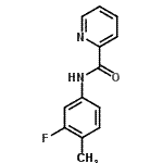 CAS 登录号：794544-52-8， N-(3-氟-4-甲基苯基)-2-吡啶甲酰胺