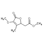 CAS#: 794567-90-1， methyl 2-(4-methoxy-3-methyl-5-oxo-2H-furan-2-yl)acetate