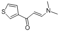 structure of CAS# 79571-33-8, 3-Dimethylamino-1-Thiophen-3-Yl-Propenone;3-DIMETHYLAMINO-1-THIOPHEN-3-YL-PROPENONE