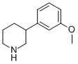 structure of CAS# 79601-21-1, 3-(3-Methoxyphenyl)-Piperidine