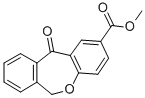 structure of CAS# 79669-87-7, 11-Oxo-6,11-Dihydro-Dibenzo[b,e]oxepine-2-Carboxylic Acid Methyl Ester
