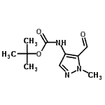 CAS#: 796845-65-3， 2-Methyl-2-propanyl (5-formyl-1-methyl-1H-pyrazol-4-yl)carbamate