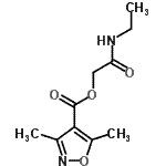 CAS#: 796982-49-5， 2-(Ethylamino)-2-oxoethyl 3,5-dimethyl-1,2-oxazole-4-carboxylate
