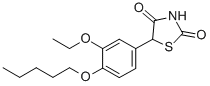 CAS#: 79714-31-1， 5-(3-Ethoxy-4-Pentoxyphenyl)-1,3-Thiazolidine-2,4-Dione