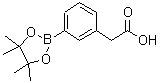 structure of CAS# 797755-05-6, 3-(Carboxymethyl)phenylboronic acid, pinacol ester