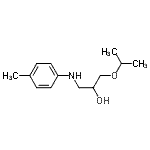 CAS#: 797789-32-3， 1-Isopropoxy-3-[(4-methylphenyl)amino]-2-propanol