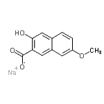 CAS#: 79786-98-4, Sodium 3-hydroxy-7-methoxy-2-naphthoate