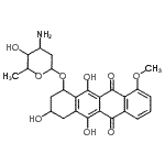 CAS#: 79815-15-9， 3,5,12-Trihydroxy-10-methoxy-6,11-dioxo-1,2,3,4,6,11-hexahydro-1-tetracenyl 3-amino-2,3,6-trideoxyhexopyranoside