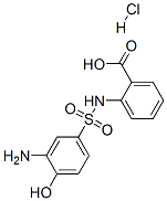 CAS#: 79817-59-7， 2-[(3-Amino-4-Hydroxyphenyl)Sulfonylamino]Benzoic Acid Hydrochloride