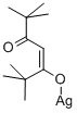 structure of CAS# 79827-25-1, 2,2,6,6-Tetramethyl-3,5-Heptanedionato Silver (I);2,2,6,6-Tetramethyl-3,5-Heptanedionatosilver(I)(99.9%-Ag)[Ag(TMHD)];2,2,6,6-TETRAMETHYL-3,5-HEPTANEDIONATO SILVER (I);Tetramethylheptanedionatosilveri