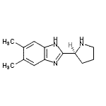CAS#: 798545-62-7， 5,6-Dimethyl-2-[(2S)-2-pyrrolidinyl]-1H-benzimidazole