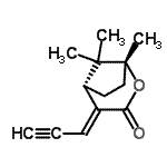 CAS 登录号：798554-39-9， (1R,4E,5S)-1,8,8-三甲基-4-(2-丙炔-1-亚基)-2-氧杂双环[3.2.1]辛烷-3-酮