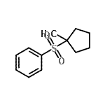 CAS#: 798571-80-9， [(1-Methylcyclopentyl)sulfonyl]benzene