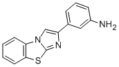 structure of CAS# 79890-07-6, 3-Imidazo[2,1-b][1,3]Benzothiazol-2-Ylaniline;3-(2-Imidazo[2,1-B][1,3]Benzothiazolyl)Aniline;(3-Imidazo[2,1-B][1,3]Benzothiazol-2-Ylphenyl)Amine;4T-0640