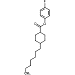 CAS 登录号：79912-85-9， 4-氟苯基4-庚基环己甲酸酯