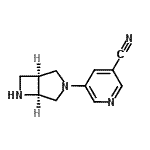 CAS#: 799279-93-9， 5-[(1S,5S)-3,6-Diazabicyclo[3.2.0]hept-3-yl]nicotinonitrile