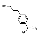 structure of CAS# 79942-40-8, 3-(4-Isopropylphenyl)-1-propanol;3-(4-Isopropyl-phenyl)-propan-1-ol;3-[4-(propan-2-yl)phenyl]propan-1-ol