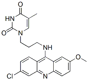 CAS#: 79953-25-6， 1-(3-((6-Chloro-2-Methoxy-9-Acridinyl)Amino)Propyl)-5-Methyl-2,4(1H,3H)-Pyrimidinedione