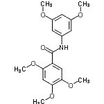 CAS#: 79966-80-6， N-(3,5-Dimethoxyphenyl)-2,4,5-trimethoxybenzamide