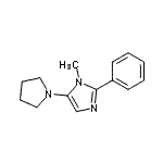 CAS#: 799813-89-1， 1-Methyl-2-phenyl-5-(1-pyrrolidinyl)-1H-imidazole
