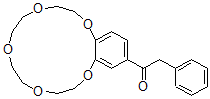 CAS#: 79997-19-6， 1-(2,5,8,11,14-Pentaoxabicyclo[13.4.0]Nonadeca-16,18,20-Trien-18-Yl)-2 -Phenyl-Ethanone