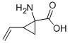 structure of CAS# 80003-54-9, 1-Amino-2-Ethenylcyclopropanecarboxylic Acid;Cyclopropanecarboxylic Acid, 1-Amino-2-Ethenyl- (9CI);1-Amino-2-Ethenylcyclopropanecarboxylicacid;1-Amino-2-Vinylcyclopropanecarboxylic Acid