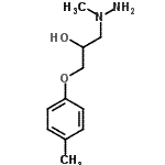 CAS#: 800378-69-2， 1-(1-Methylhydrazino)-3-(4-methylphenoxy)-2-propanol