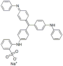 结构式 CAS# 8004-90-8, [[4-[[4-(苯基氨基)苯基][4-(苯基亚胺)-2,5-环己二烯-1-亚基]甲基]苯基]氨基]-苯磺酸钠盐(1:1)