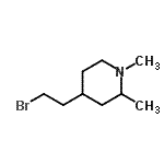 CAS#: 801150-44-7， 4-(2-Bromoethyl)-1,2-dimethylpiperidine