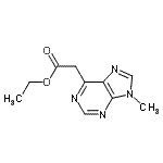 CAS#: 801161-18-2， Ethyl (9-methyl-9H-purin-6-yl)acetate